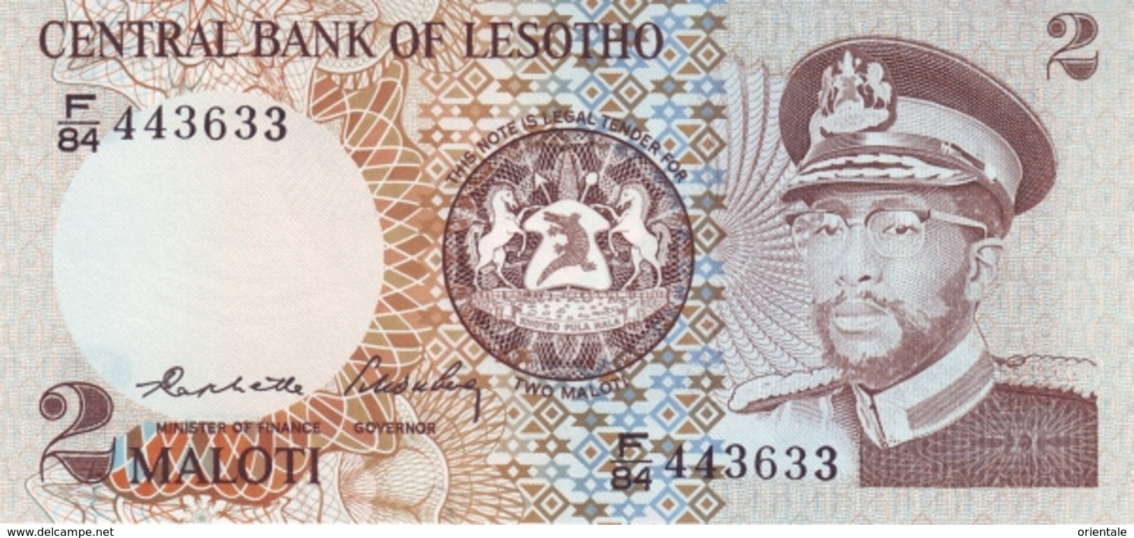 LESOTHO  P. 4b 2 M 1984 UNC - Lesoto