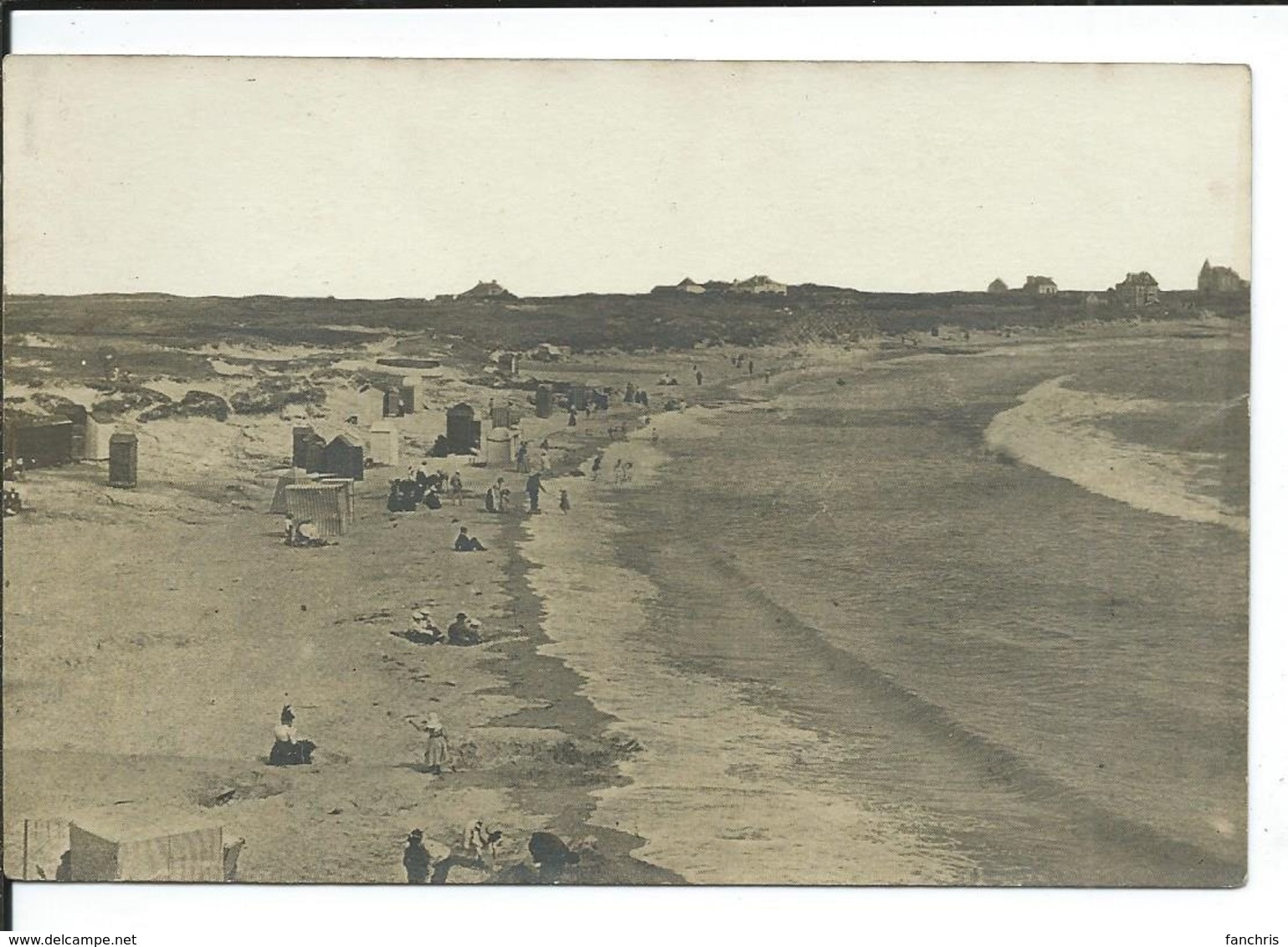 Quiberon-La Plage En 1895-carte Photo - Quiberon