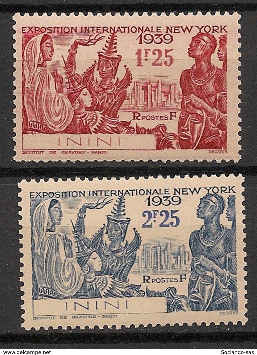 Inini - 1939 - N°Yv. 29 à 30 - Exposition De New York - Neuf Luxe ** / MNH / Postfrisch - Neufs