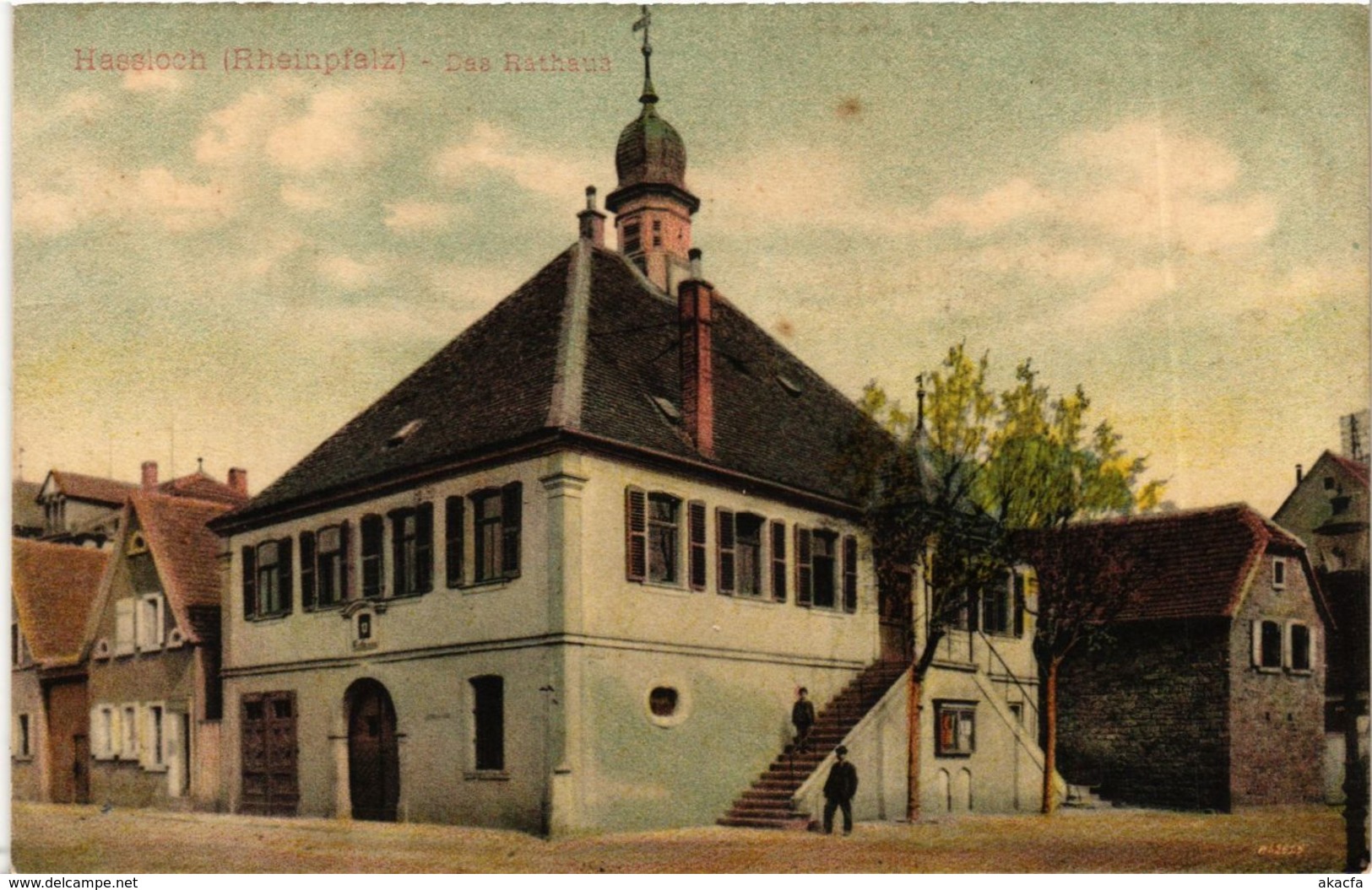 CPA AK Hassloch Rathaus GERMANY (898745) - Hassloch