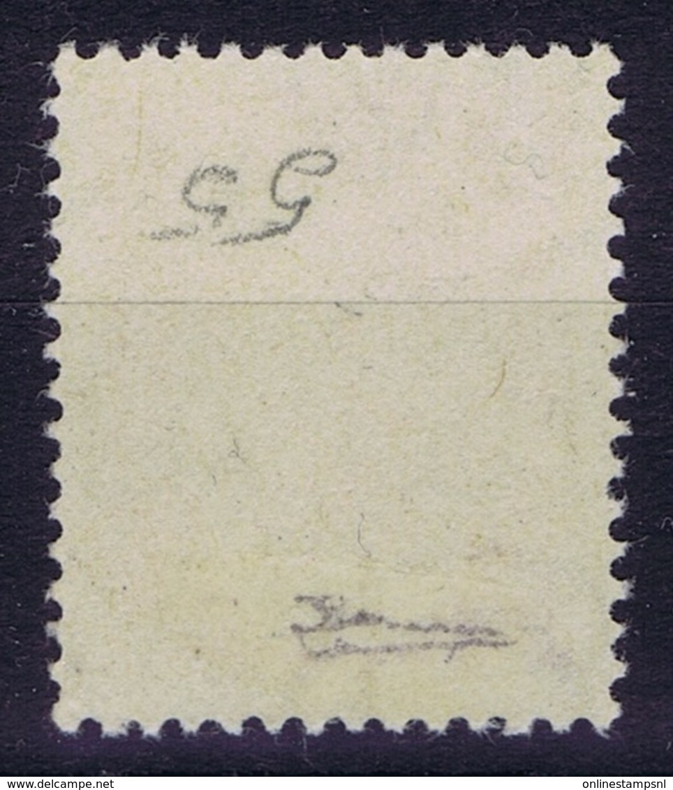 Italy: AMG-VG Sa 9 DC Soprastampa Capovolta E Fortementespostata A Desta Reversed And Displaced   MH/* Flz Signed - Mint/hinged