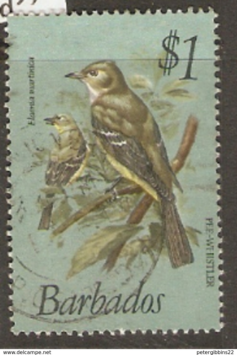 Barbados  1979  SG  635  Pee Whistler  Fine Used - Barbados (1966-...)