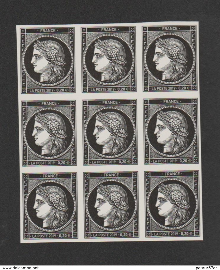 FRANCE / 2019 / Y&T N° 5305A ** : "Cérès 1849-2019" Du Coffret Prestige X 9 En Bloc - Unused Stamps
