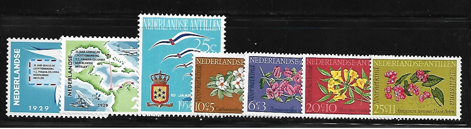 Antilles Néerlandaises 1964 Yvert 330/31 - 332/35 - 337 Neufs** MNH (AA32) - Antillen