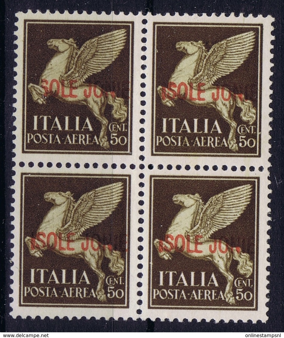 Italy: Isole Jonie Sa 5b  SOLE Invece Di Isole  Left Top Stamp Postfrisch/neuf Sans Charniere /MNH/** Sole Instead Of I - Ionian Islands