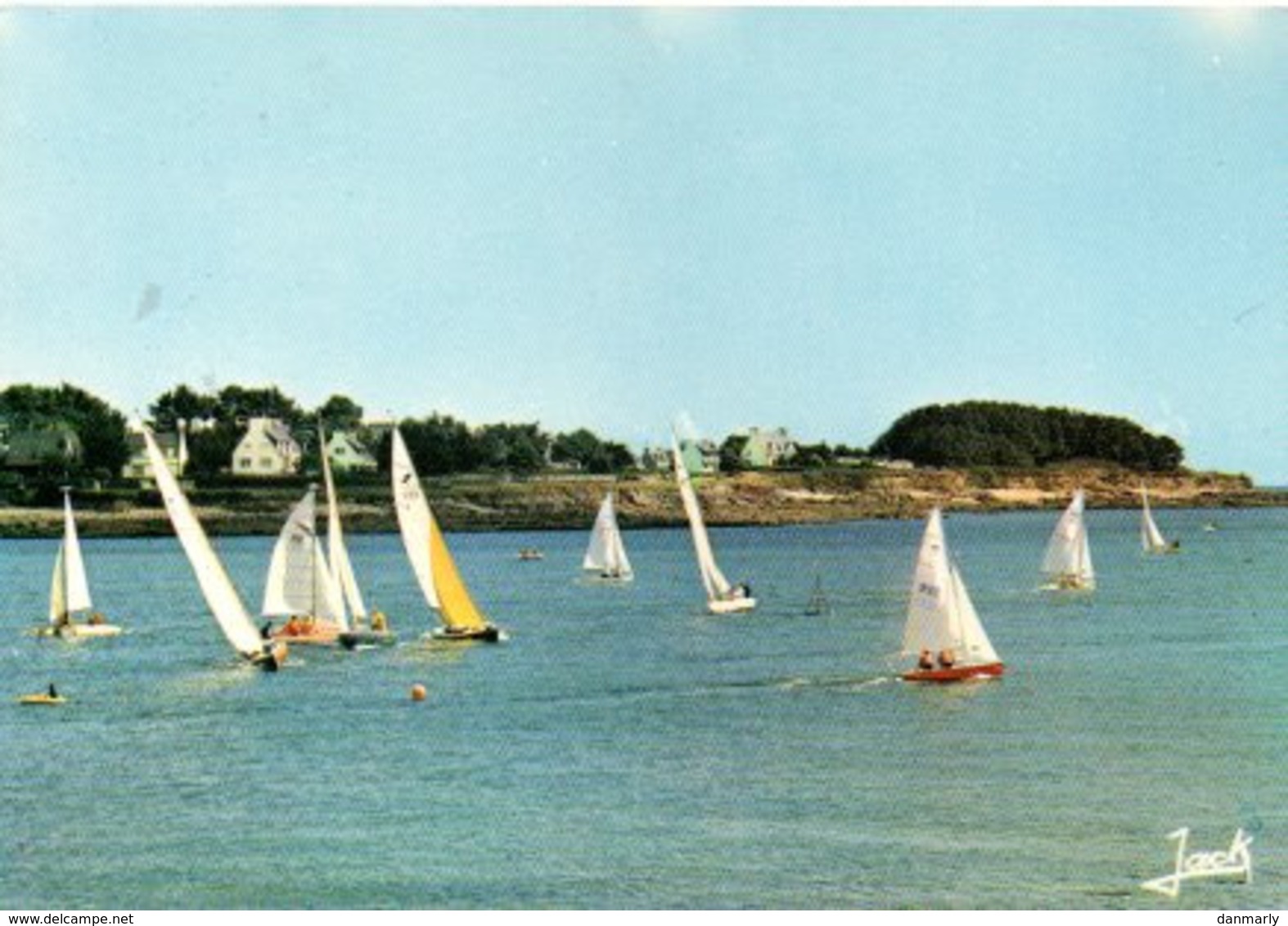 Carte Postale De MER: " Départ De Régate En Bretagne" - Photographie