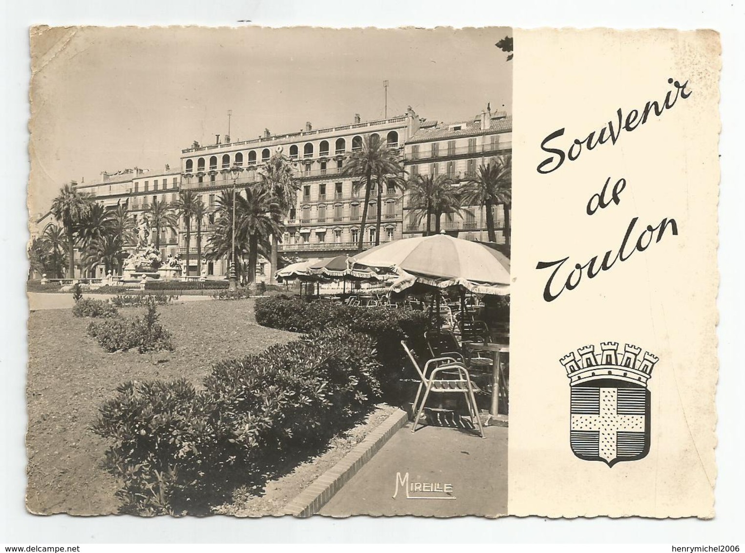 83 Var Souvenir De Toulon Place De La Liberté Ed Mireille - Toulon