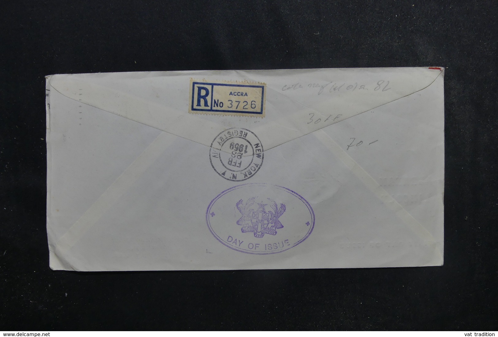 GHANA - Enveloppe FDC En 1959, Lincoln - L 44883 - Ghana (1957-...)