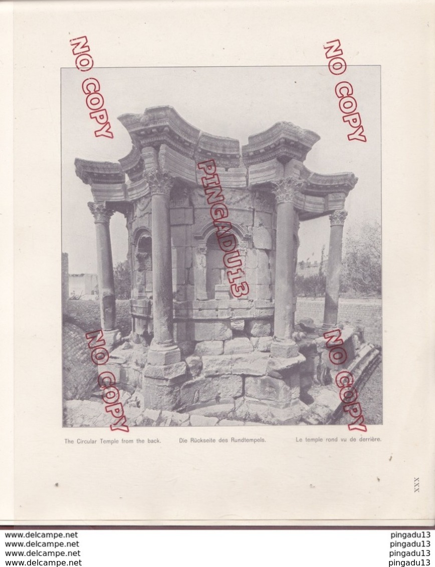 Au plus rapide Baalbek Liban Lebanon livret format 22 par 28 cm année 1910 très bon état 30 photos