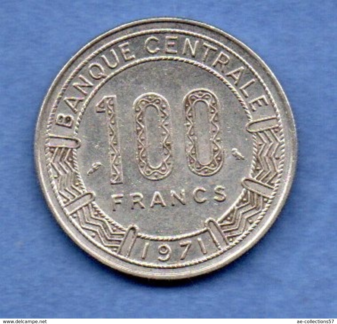 Congo  -  100 Francs 1971  -  état  TTB+ - Congo (République 1960)