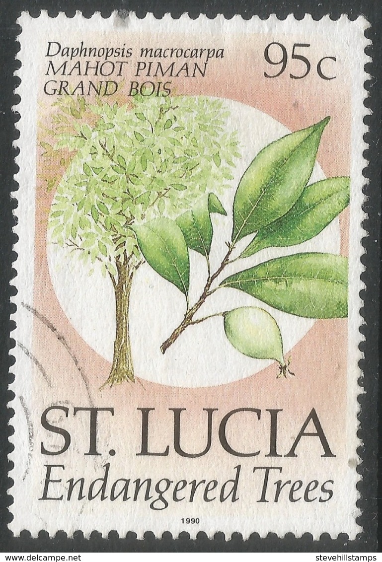 St Lucia. 1990 Endangered Species. 95c Used. SG 1043 - St.Lucia (1979-...)