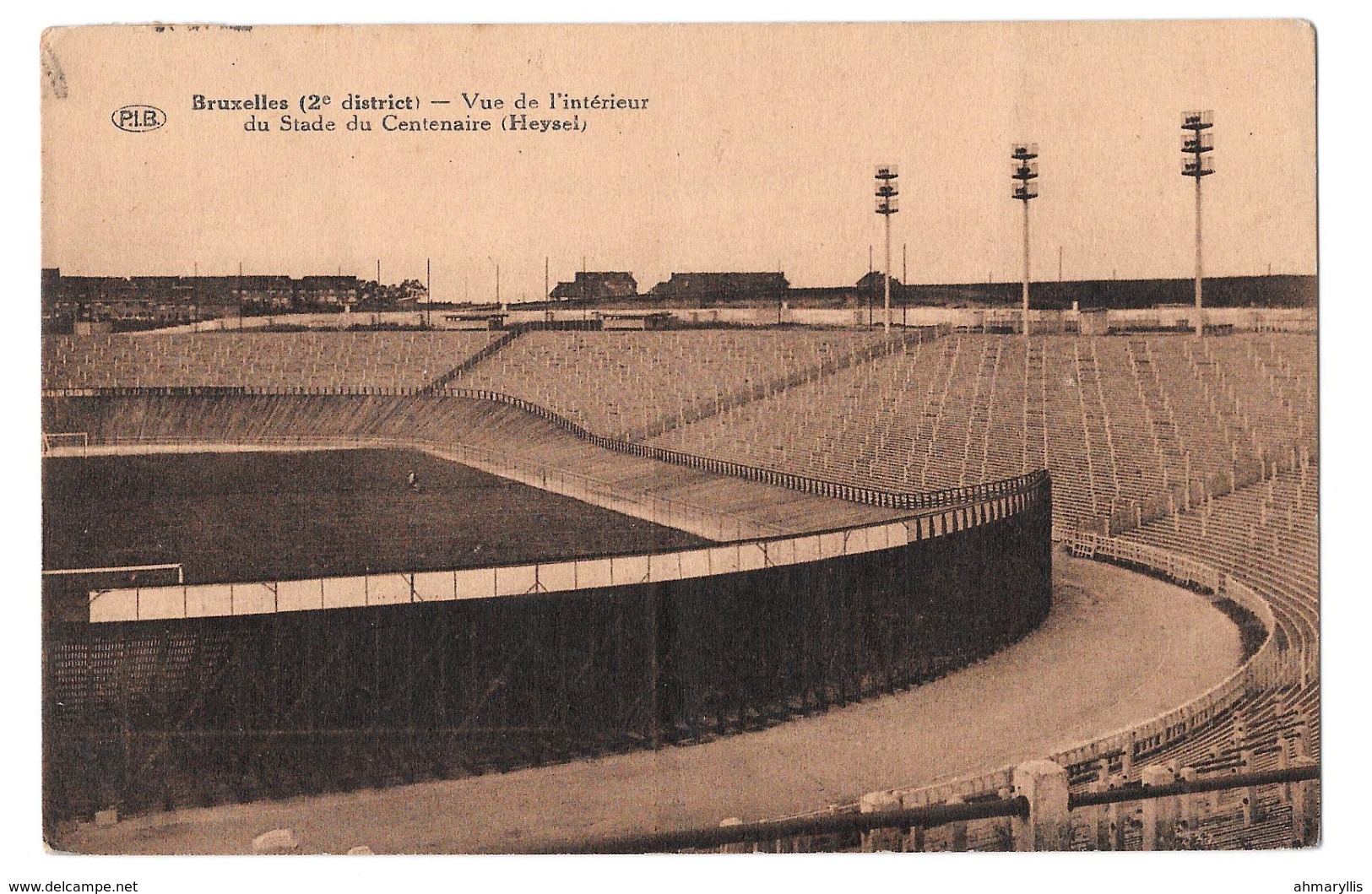 Bruxelles (2ème District) Vue De L'intérieur Du Stade Du Centenaire Heysel P I B - Autres & Non Classés