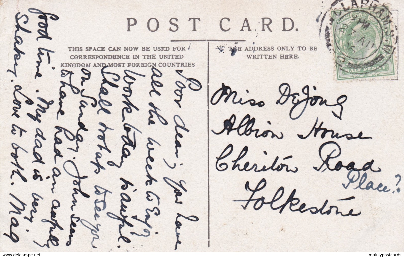 AP03 Boulters Lock - 1906 Postcard, Large Crowds - Andere & Zonder Classificatie