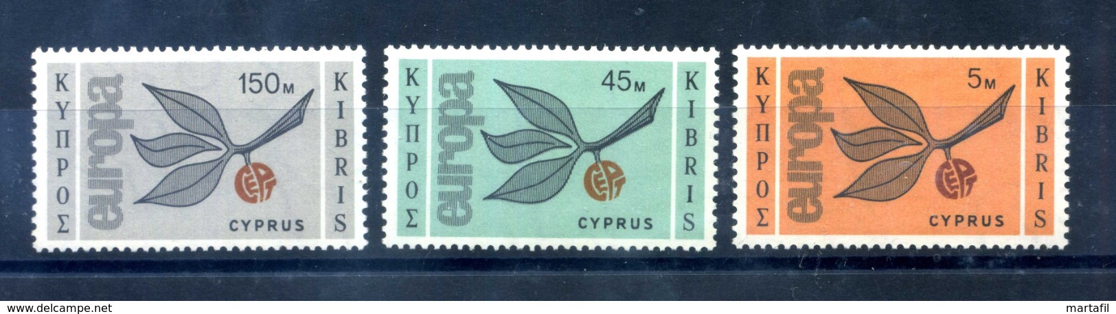 1965 CIPRO SET MNH ** EUROPA - 1965