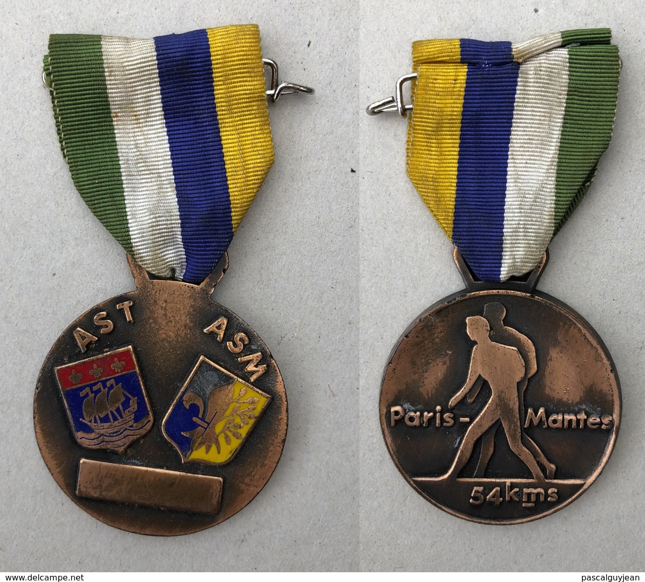 MEDAILLE DECORATION AST ASM PARIS MANTES - Athlétisme