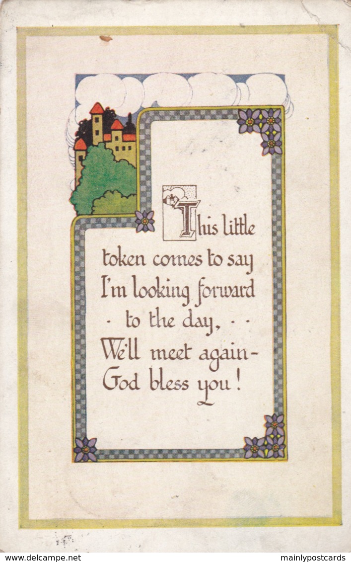 AR73 Greetings - Looking Forward To The Day We'll Meet Again - Sent To Pte Brown In France - Other & Unclassified