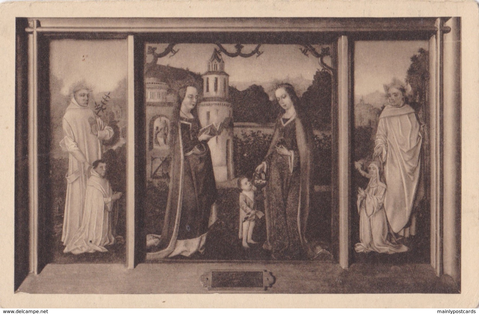 AS98 Art Postcard - Meister Der Hl Sippe, St. Barbara Un St. Dorothea - Schilderijen