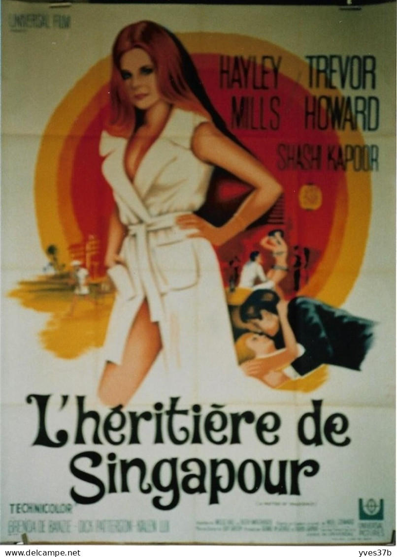 "L'Héritière De Singapour" H. Mills, T. Howard... 1967 - 120x160 - TTB - Plakate & Poster