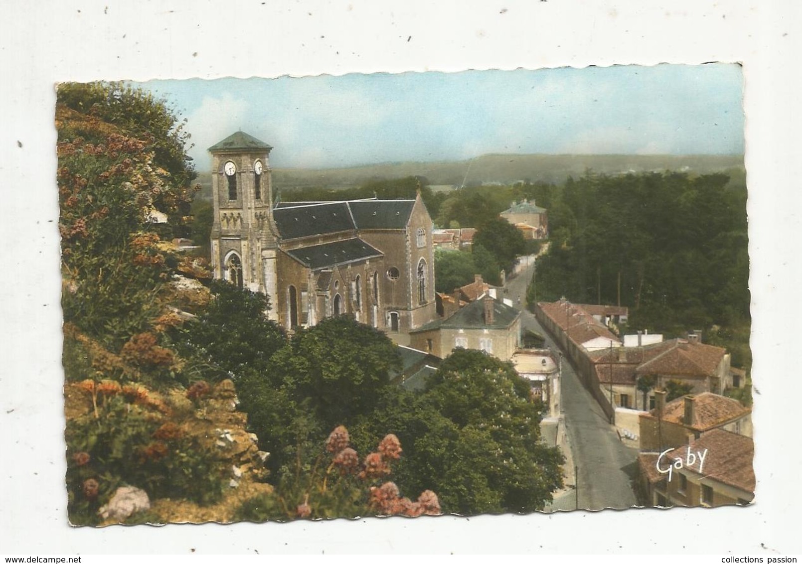 Cp, 85 ,  TALMONT ,l'église , Ed. Artaud ,  Vierge - Talmont Saint Hilaire