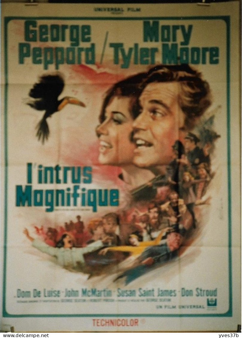 "L'Intrus Magnifique" George Peppard ... 1968 - 120x160 - TTB - Afiches & Pósters