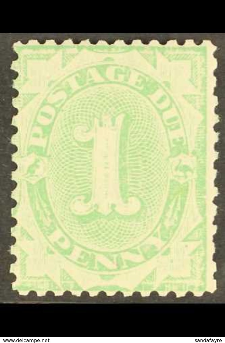 POSTAGE DUES 1907 1d Dull Green, Wmk Crown Over Double Lined A, Perf 11½ X 11, Wmk Inverted, SG D54w, Fine Mint. For Mor - Other & Unclassified