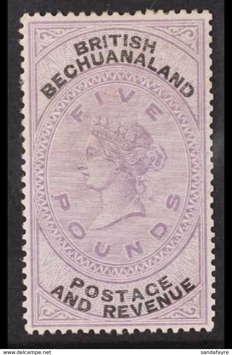 1888 £5 Lilac And Black, SG 21, Mint With A Couple Of Small Spots On Reverse. Fabulous Sharp Fresh Appearance, A Pretty  - Andere & Zonder Classificatie