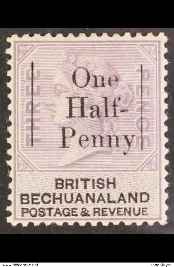 1888 ½d On 3d Pale Reddish Lilac & Black, SG 29, Very Fine Mint For More Images, Please Visit Http://www.sandafayre.com/ - Other & Unclassified
