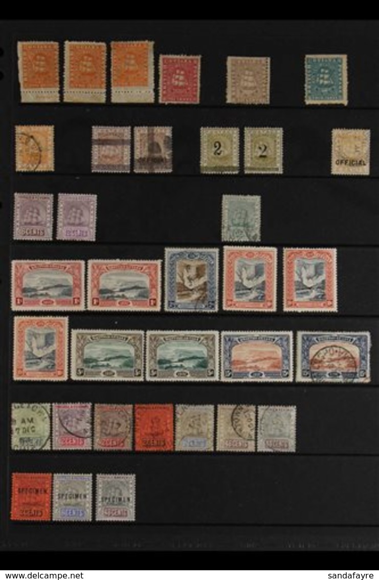 1863-1934 MINT & USED ASSEMBLY On Stock Pages, Includes 1863-76 Perf 12½-13 2c (x3), 8c (poor Gum, Cat £500) & 12c (poor - British Guiana (...-1966)