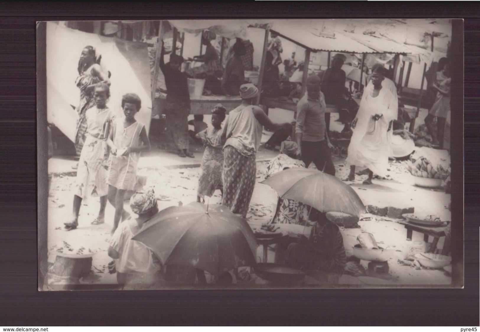 Photo ( 14 X 9 Cm ) Marché En Côte D'Ivoire - Lieux