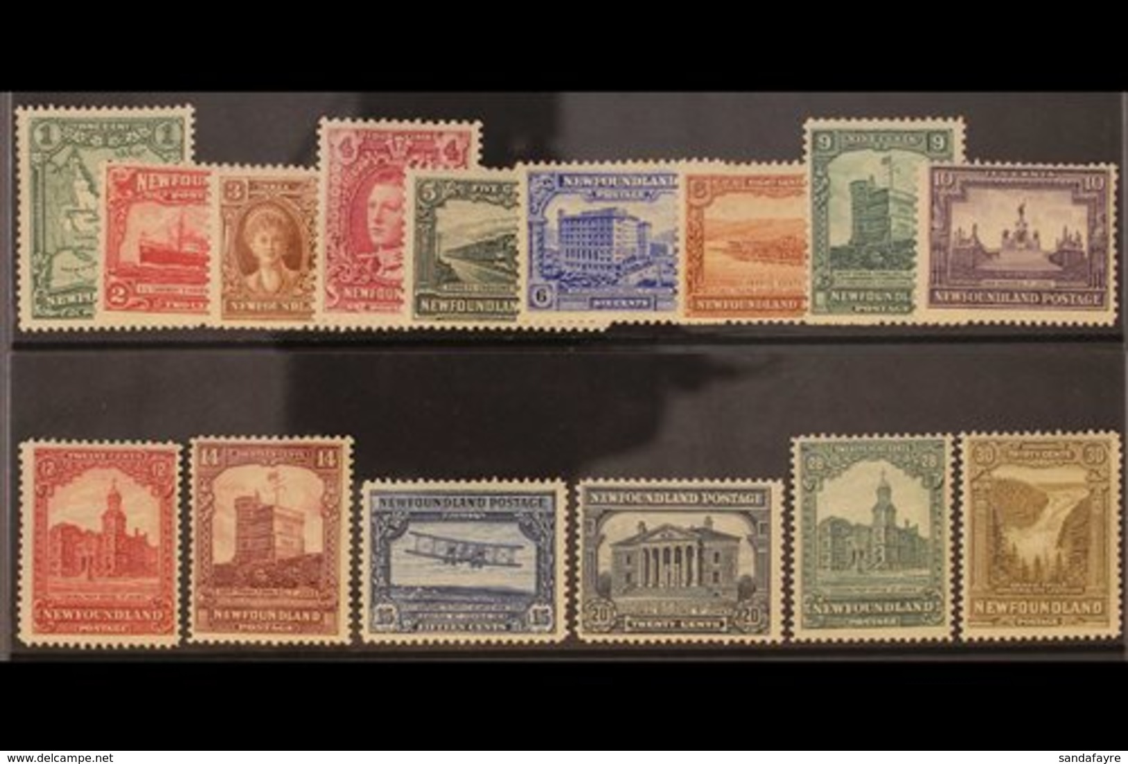 1928-29 Publicity Issue Complete Set, SG 164/78, Very Fine Mint. (15 Stamps) For More Images, Please Visit Http://www.sa - Other & Unclassified