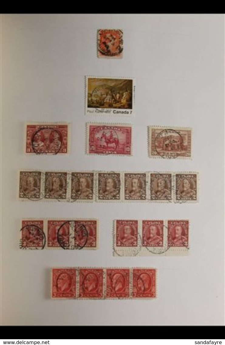 BRITISH COLUMBIA POSTMARKS A FINE USED COLLECTION Of Stamps And Stamps On Piece, Chiefly 20th Century, Presented Alphabe - Autres & Non Classés