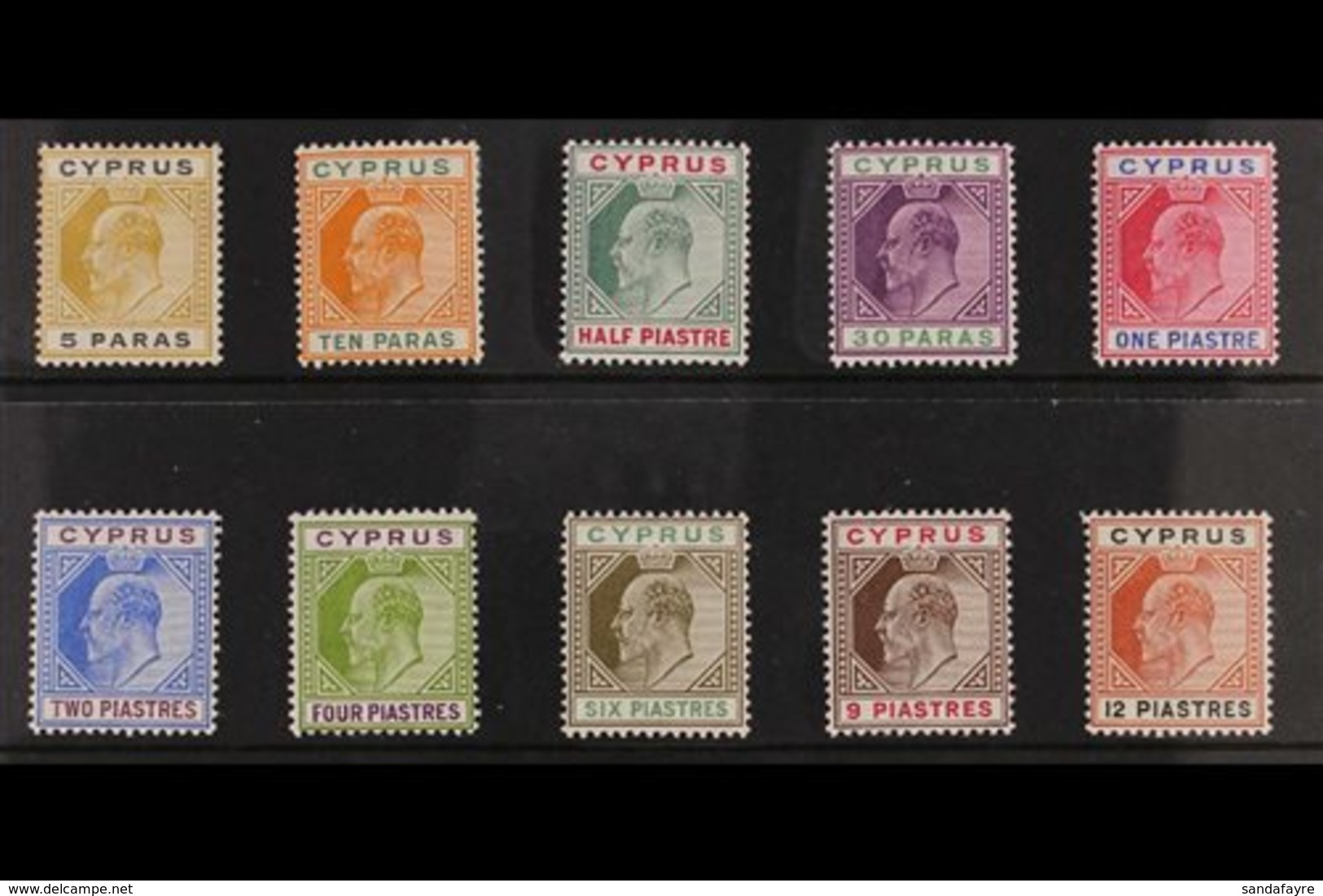 1904-10 KEVII Definitive MCA Wmk Set To 12pi, SG 60/69, Very Fine Mint. (10 Stamps) For More Images, Please Visit Http:/ - Other & Unclassified