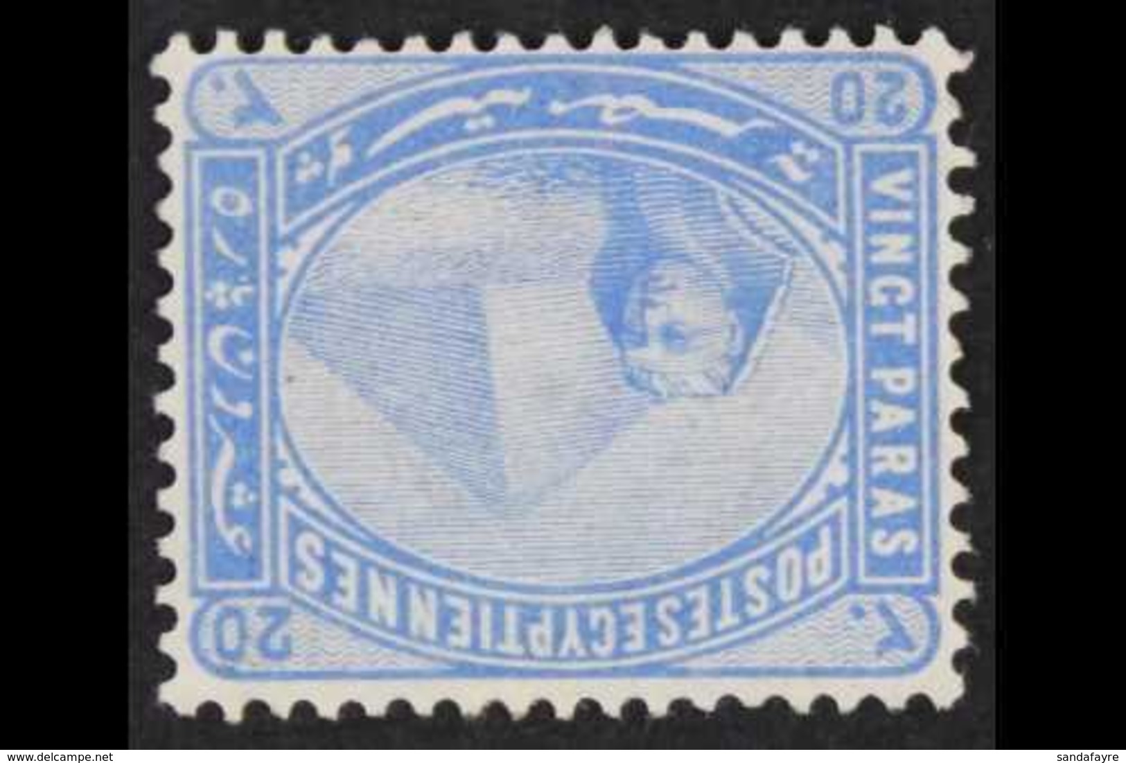 1879 20pa Pale Blue, Watermark Inverted, SG 46w, Fine Mint. For More Images, Please Visit Http://www.sandafayre.com/item - Altri & Non Classificati