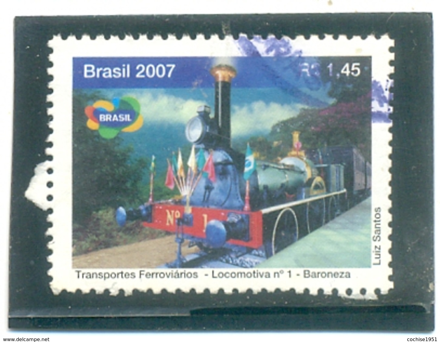 2007 BRESIL Y & T N° 2985 ( O ) - Gebruikt