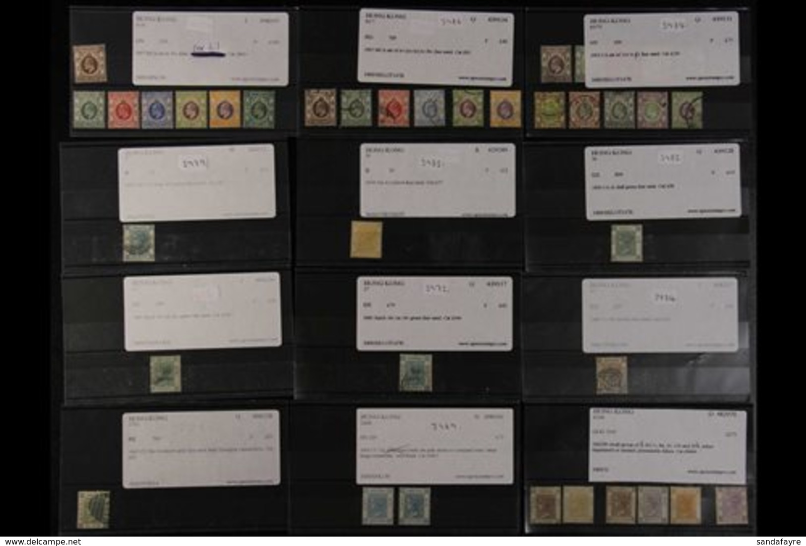 1862-1997 EX-DEALER'S MINT, NHM & USED STOCK On Stock Cards In A Small Box, Includes 1862-63 2c & 8c Unused, 1863-71 2c, - Other & Unclassified