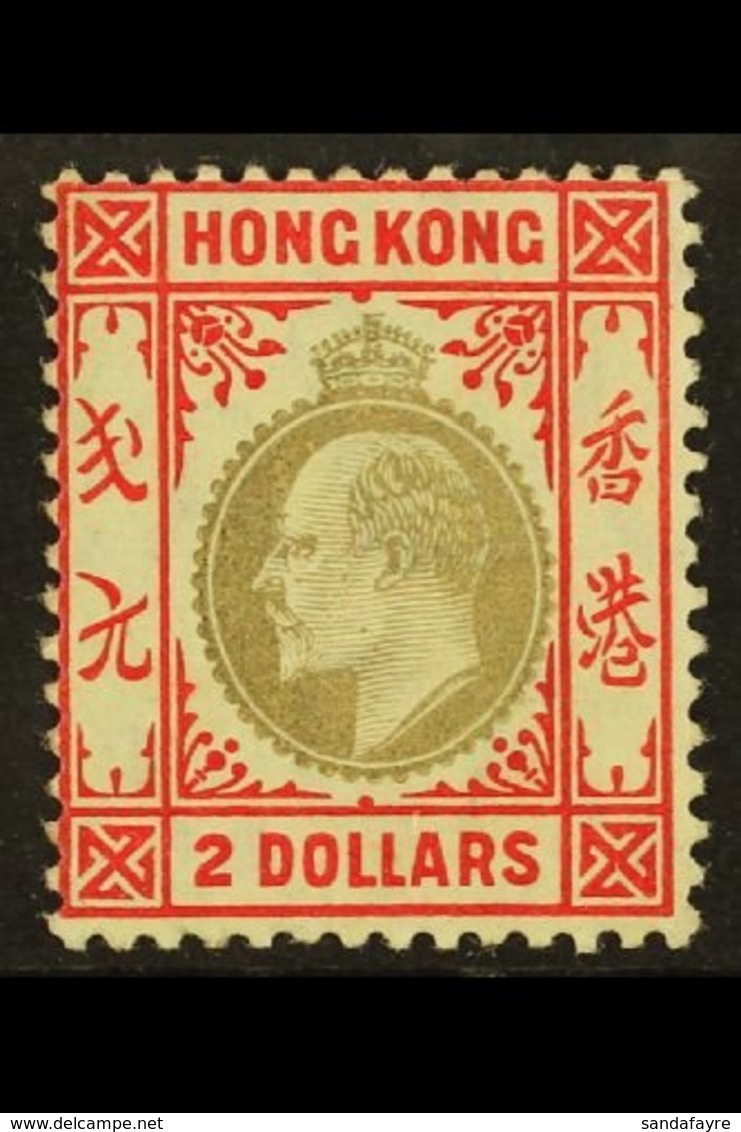 1904 $2 Slate And Scarlet, Ed VII Wmk MCA, SG 87, Very Fine And Fresh Mint. For More Images, Please Visit Http://www.san - Otros & Sin Clasificación