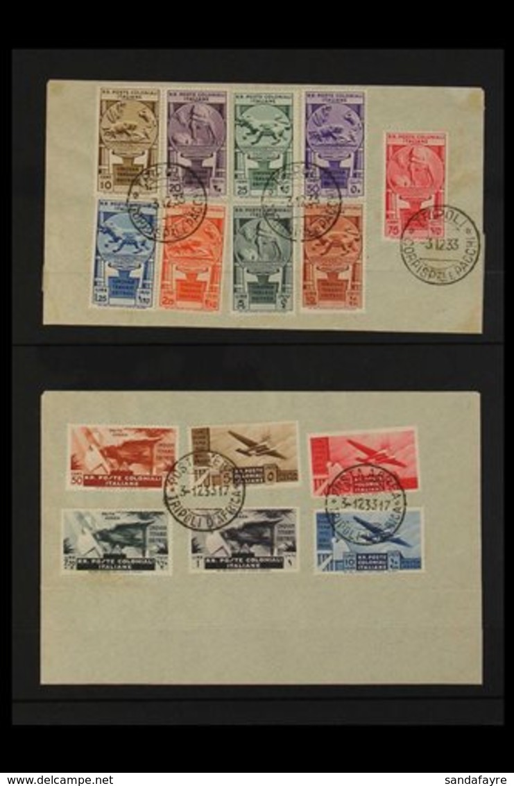 GENERAL ISSUES (NORTH AFRICA) 1933 50th Anniversary Of Foundation Of Colony Of Eritrea (Postage And Air) Complete Set (S - Other & Unclassified