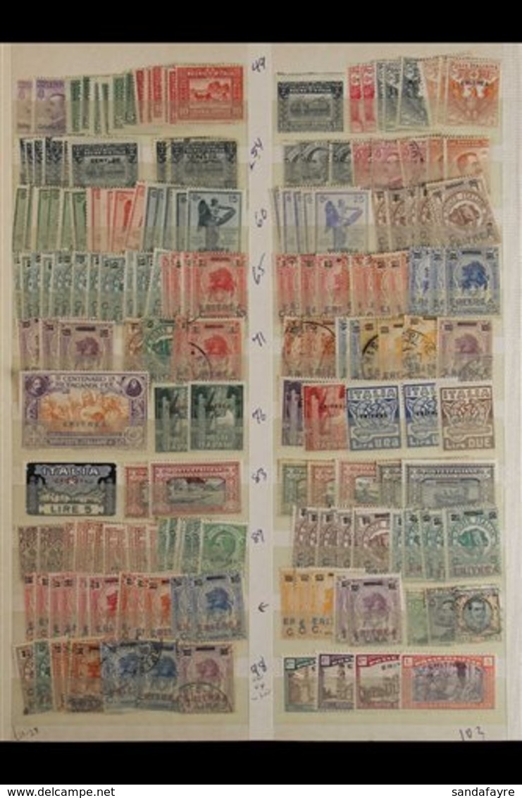 NORTH AFRICA POWERFUL ACCUMULATION ON STOCKLEAVES 1893-1941 Mostly Mint (some Never Hinged) Plus A Small Portion Used, A - Altri & Non Classificati