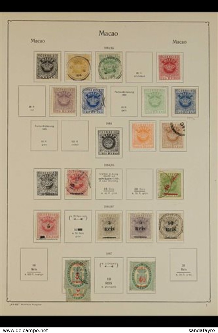 1884-1925 ATTRACTIVE COLLECTION ON PRINTED PAGES Mint And Used, Mostly Fine And Fresh Condition. With 1884-85 "Crown" Ra - Other & Unclassified