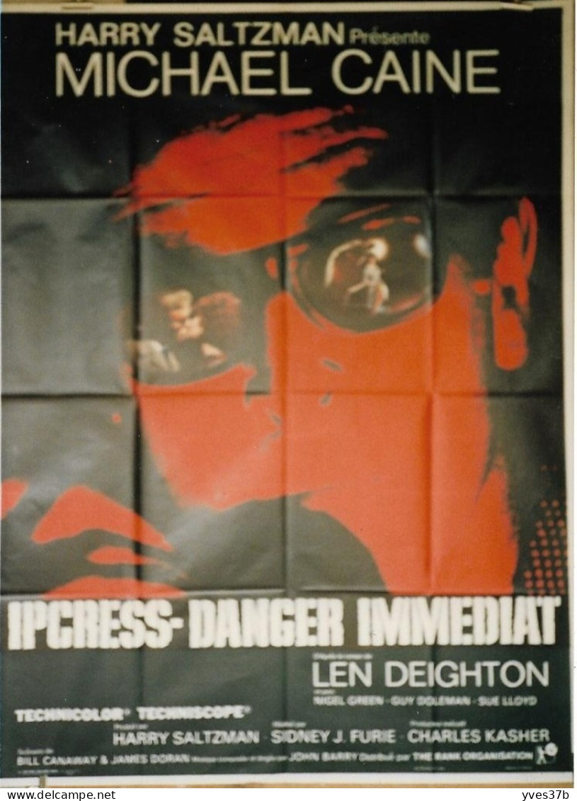 "IPCRESS-Danger Immédiat" Michael CAINE, Nigel Green, Guy Doleman...1965 - 120x160 - TTB - Affiches & Posters