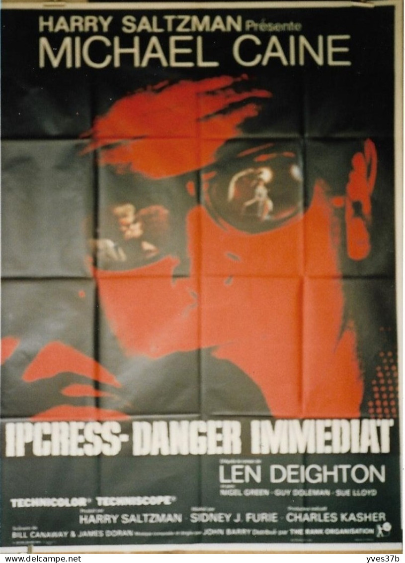 "IPCRESS-Danger Immédiat" Michael CAINE, Nigel Green, Guy Doleman...1965 - 120x160 - TTB - Afiches & Pósters