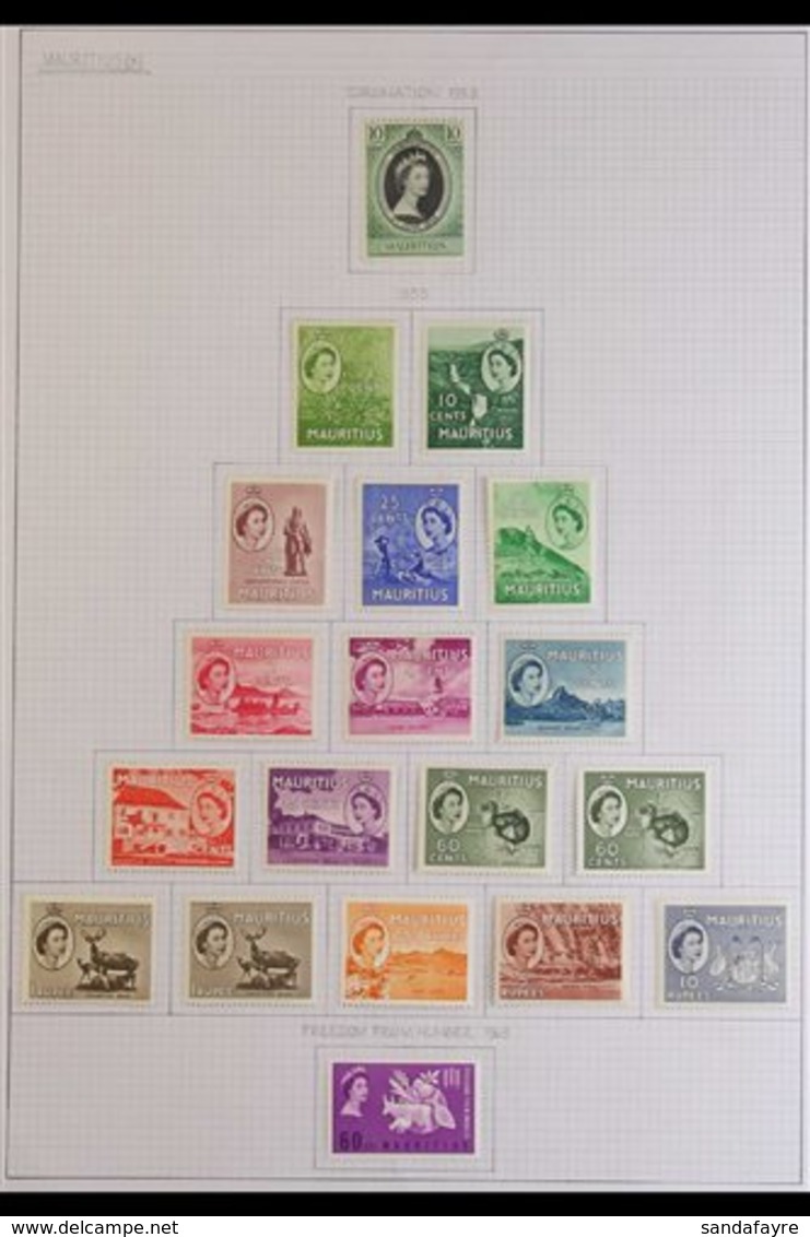 1953-69 COLLECTION OF FINE MINT SETS. A Neatly Presented Collection Of Complete Sets, ALL DIFFERENT & Highly Complete Fo - Mauricio (...-1967)