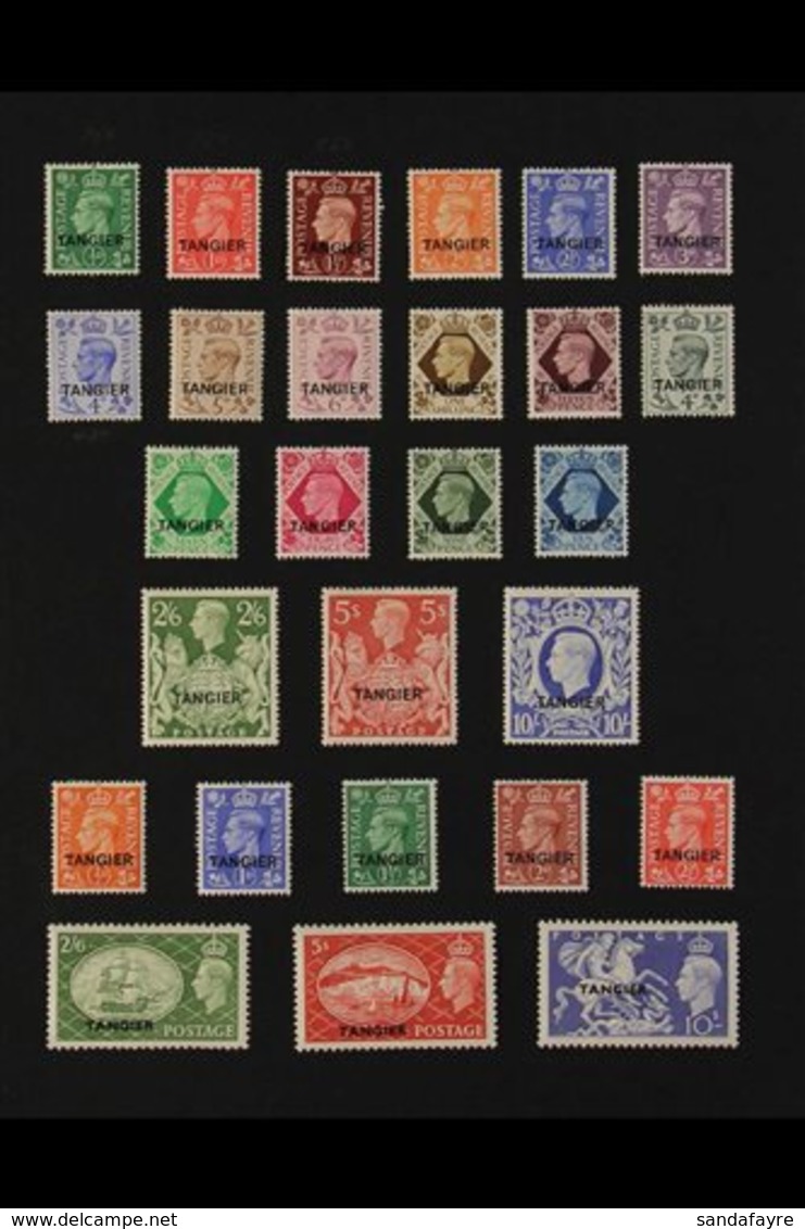 1937-1953 VERY FINE MINT All Different Collection. With TANGIER Including 1937 Definitive Set, 1949 Definitive Set, And  - Andere & Zonder Classificatie