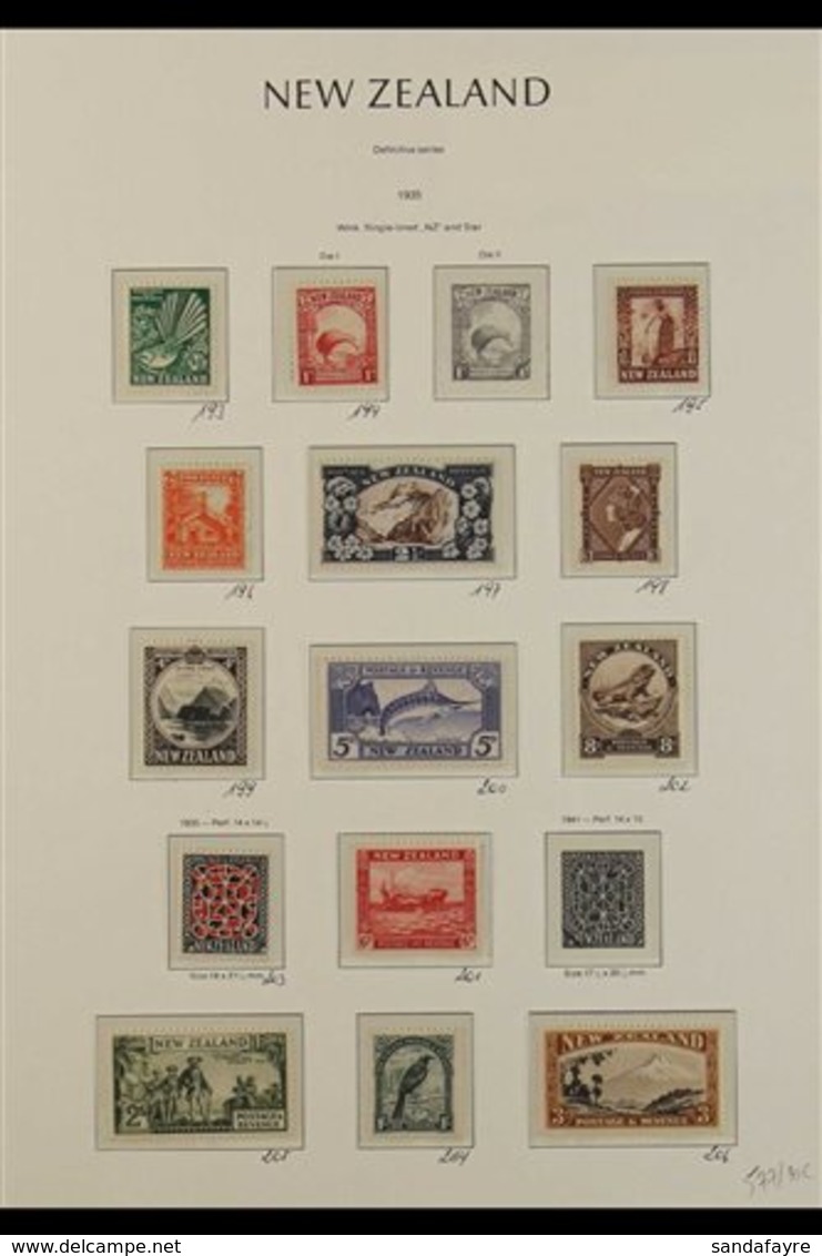 1915-1936 KGV FINE MINT COLLECTION Presented On Hingeless Pages, ALL DIFFERENT, Includes 1915-30 Recess Set, 1920 Peace  - Altri & Non Classificati