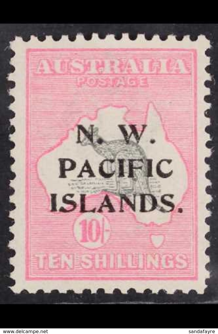1915-16 10s Grey And Pink 'Roo, SG 84, Fine Fresh Mint. For More Images, Please Visit Http://www.sandafayre.com/itemdeta - Papua Nuova Guinea
