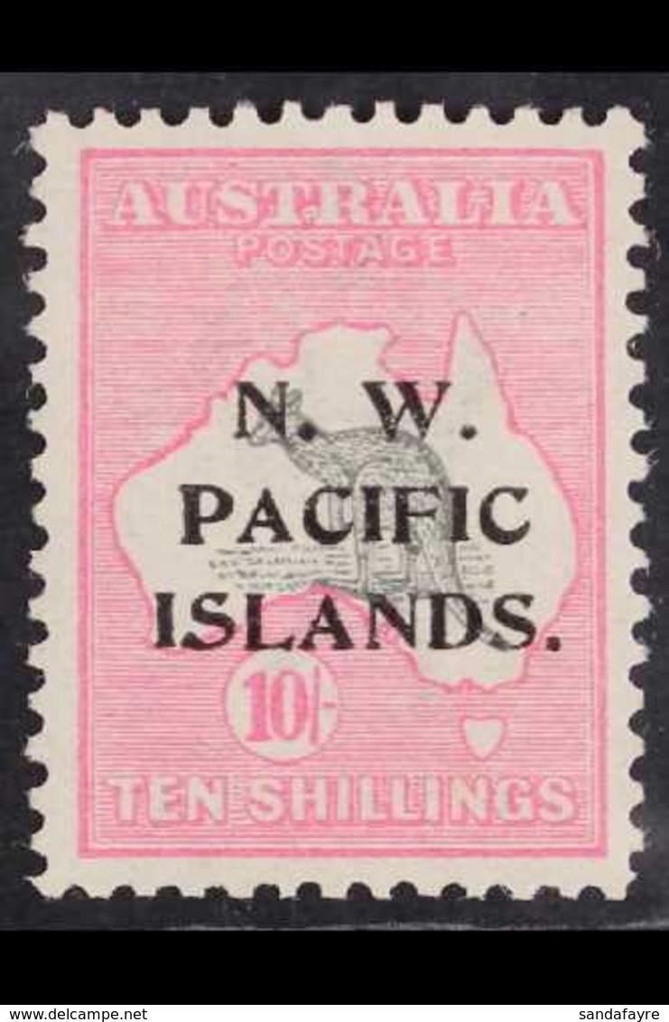 1915-16 10s Grey And Pink 'Roo, SG 84, Fine Fresh Mint. For More Images, Please Visit Http://www.sandafayre.com/itemdeta - Papua New Guinea