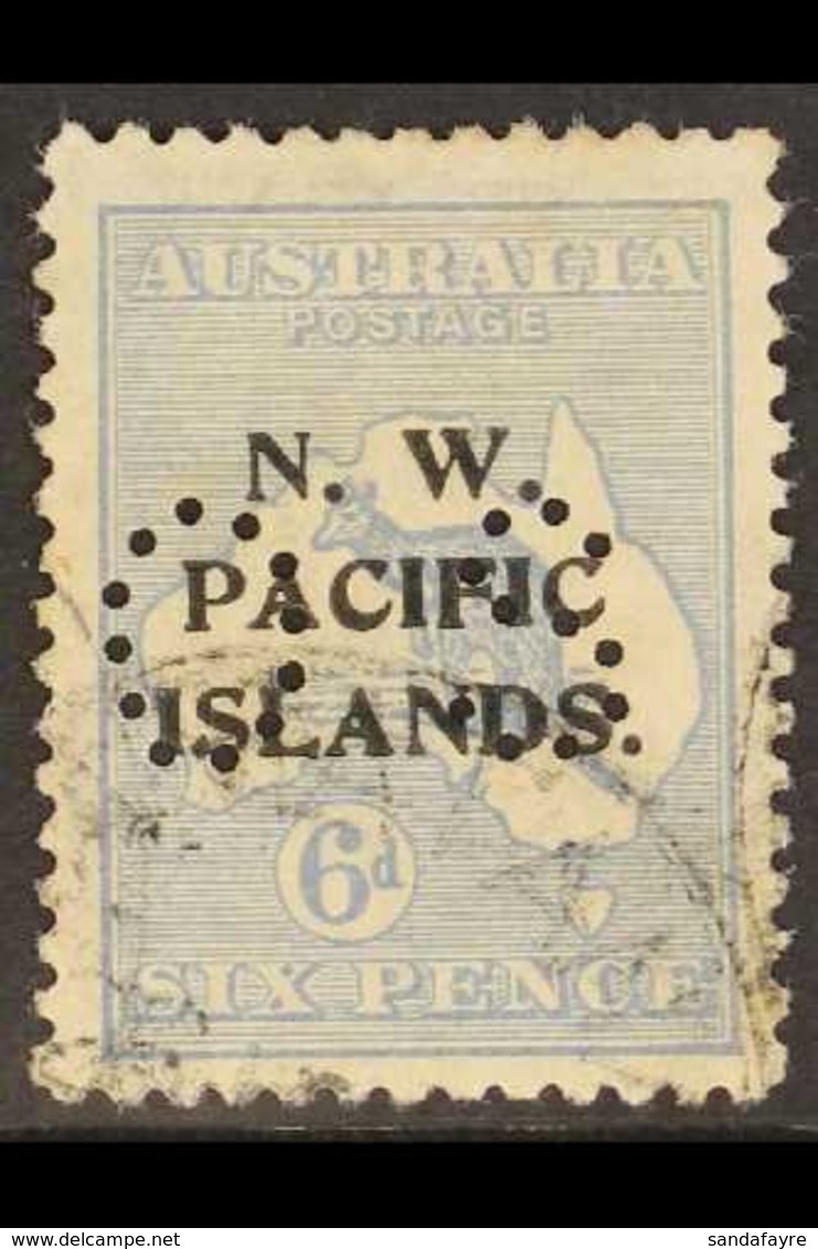 NWPI OFFICIAL 1919-23 6d Greyish Ultramarine Roo Overprint, SG O9a, Fine Used With "Namatanai" Cds's, Good Centring, Fre - Papua Nuova Guinea