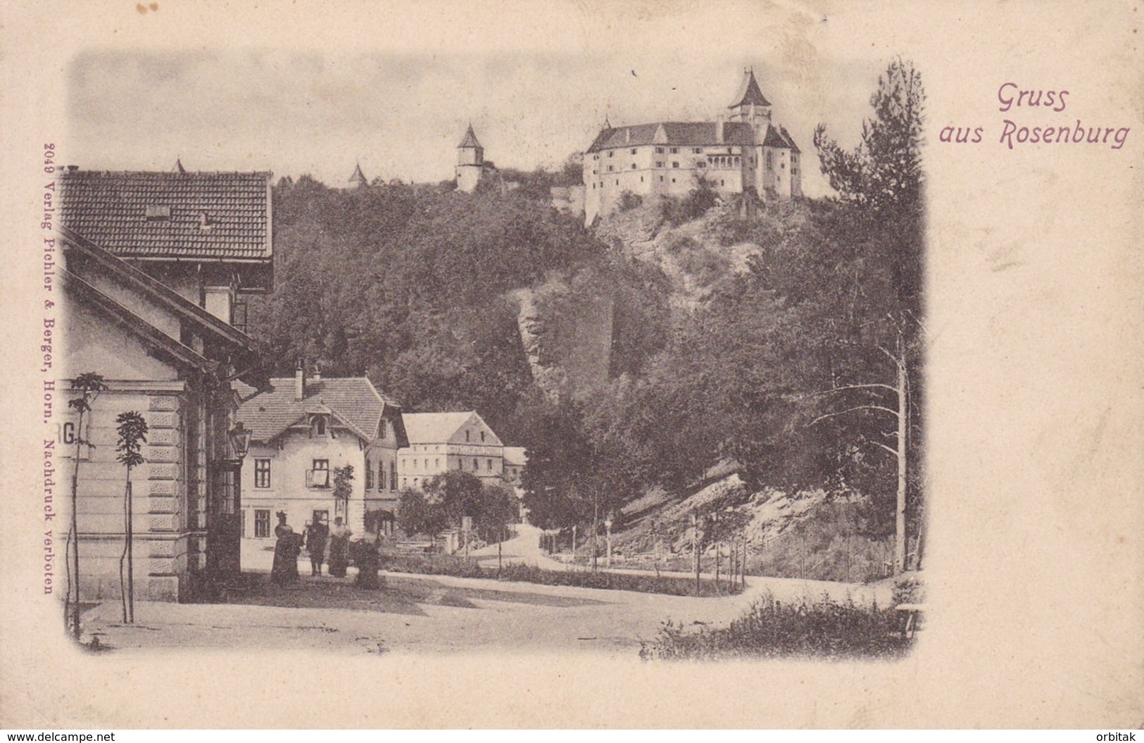 Rosenburg * Schloss, Burg, Stadtteil * Österreich * AK1507 - Rosenburg