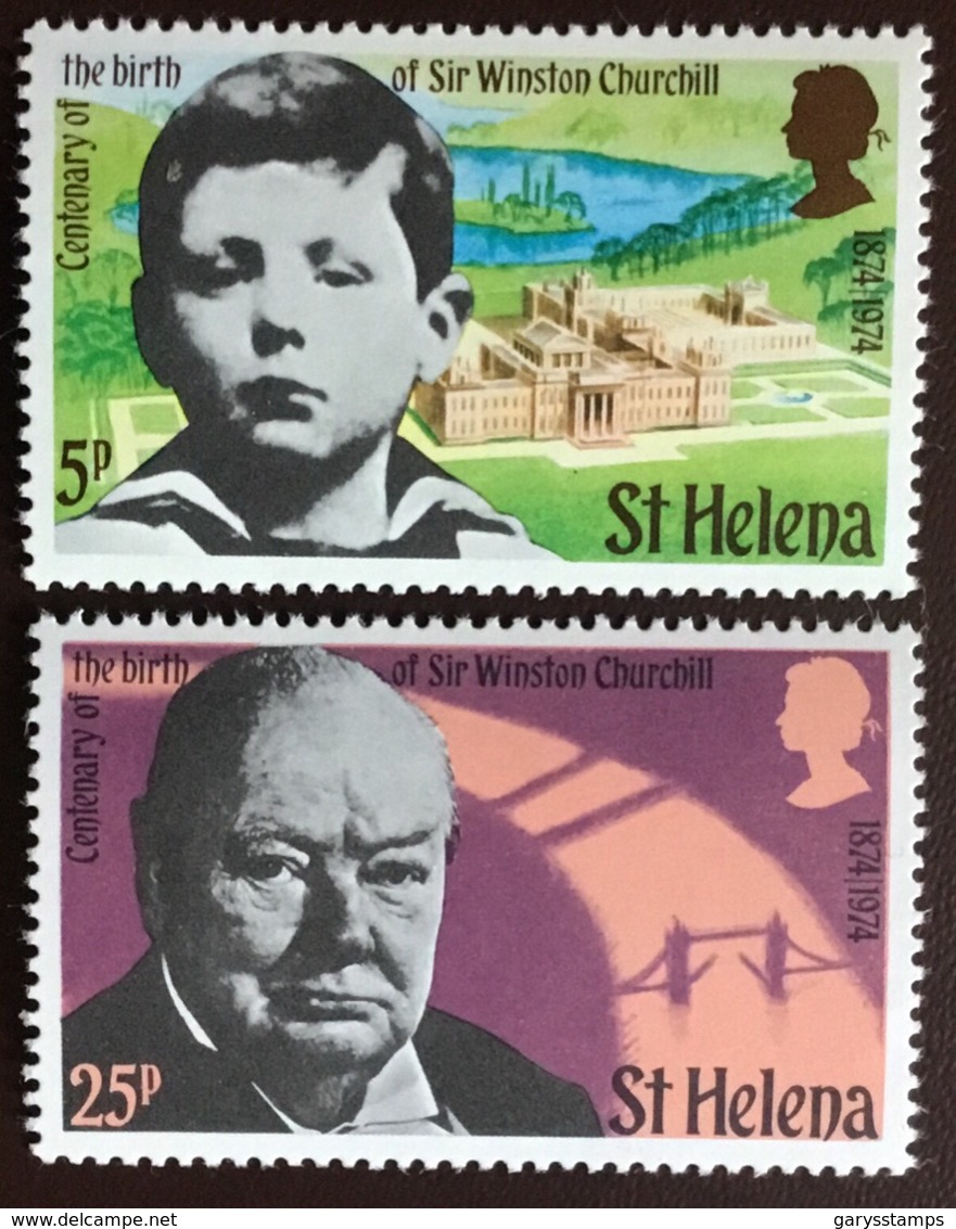 St Helena 1974 Churchill MNH - Saint Helena Island