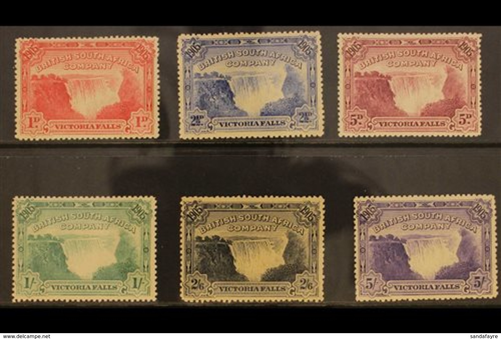 1905 Opening Of Victoria Falls Bridge Complete Set, SG 94/99, Fine Mint With Good Colours. (6 Stamps) For More Images, P - Other & Unclassified